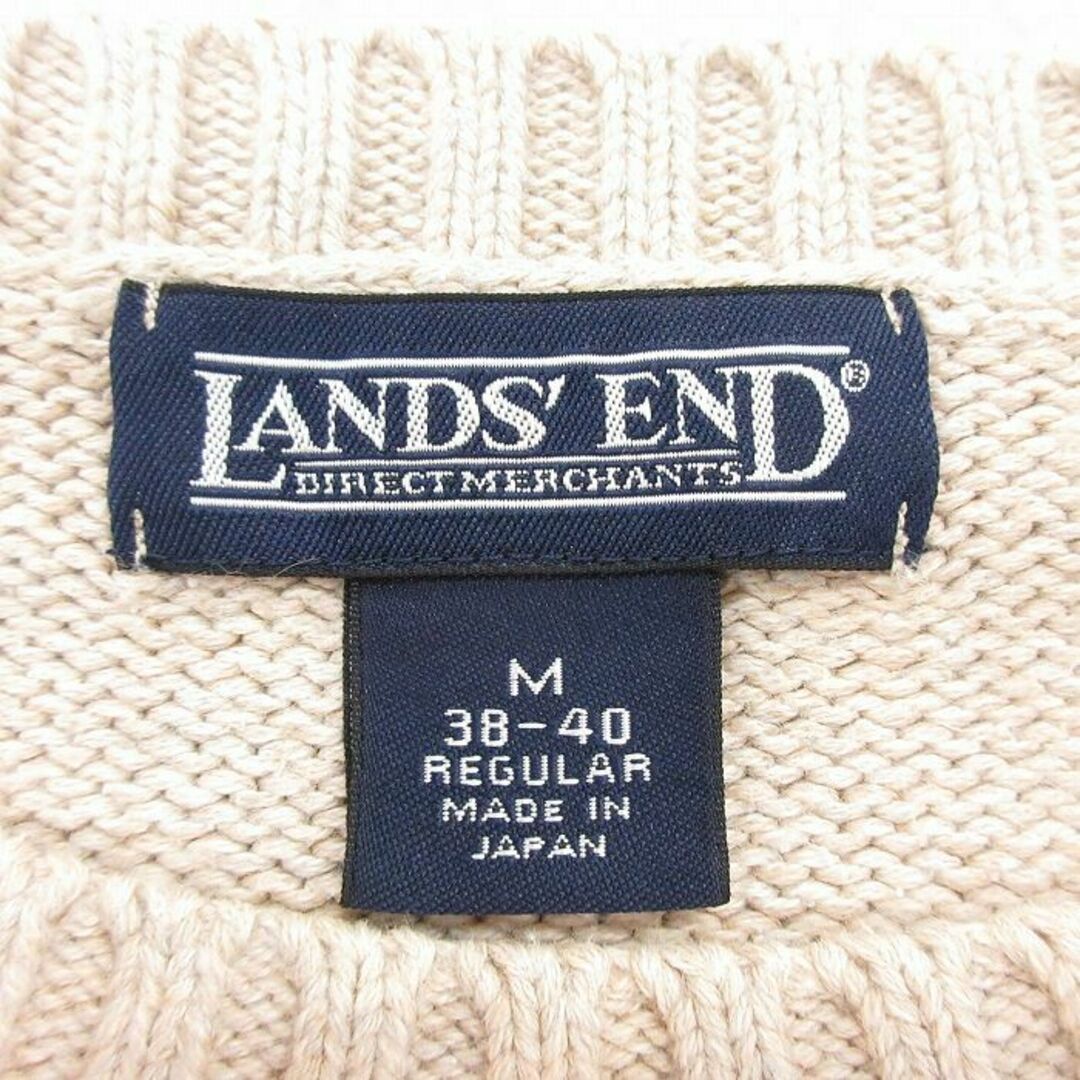 LANDS'END - L☆古着 ランズエンド 長袖 セーター メンズ 00年代 LANDS'END - L☆古着 ランズエンド 長袖 セーター メンズ 00年代