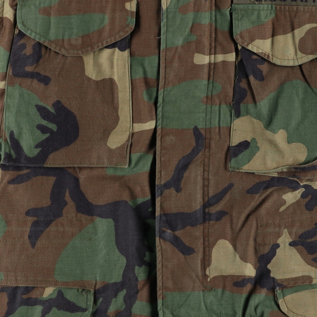 古着 90年代 米軍実品 U.S.ARMY M-65 迷彩柄 ウッドランドカモ 古着 90年代 米軍実品 U.S.ARMY M-65 迷彩柄 ウッドランドカモ