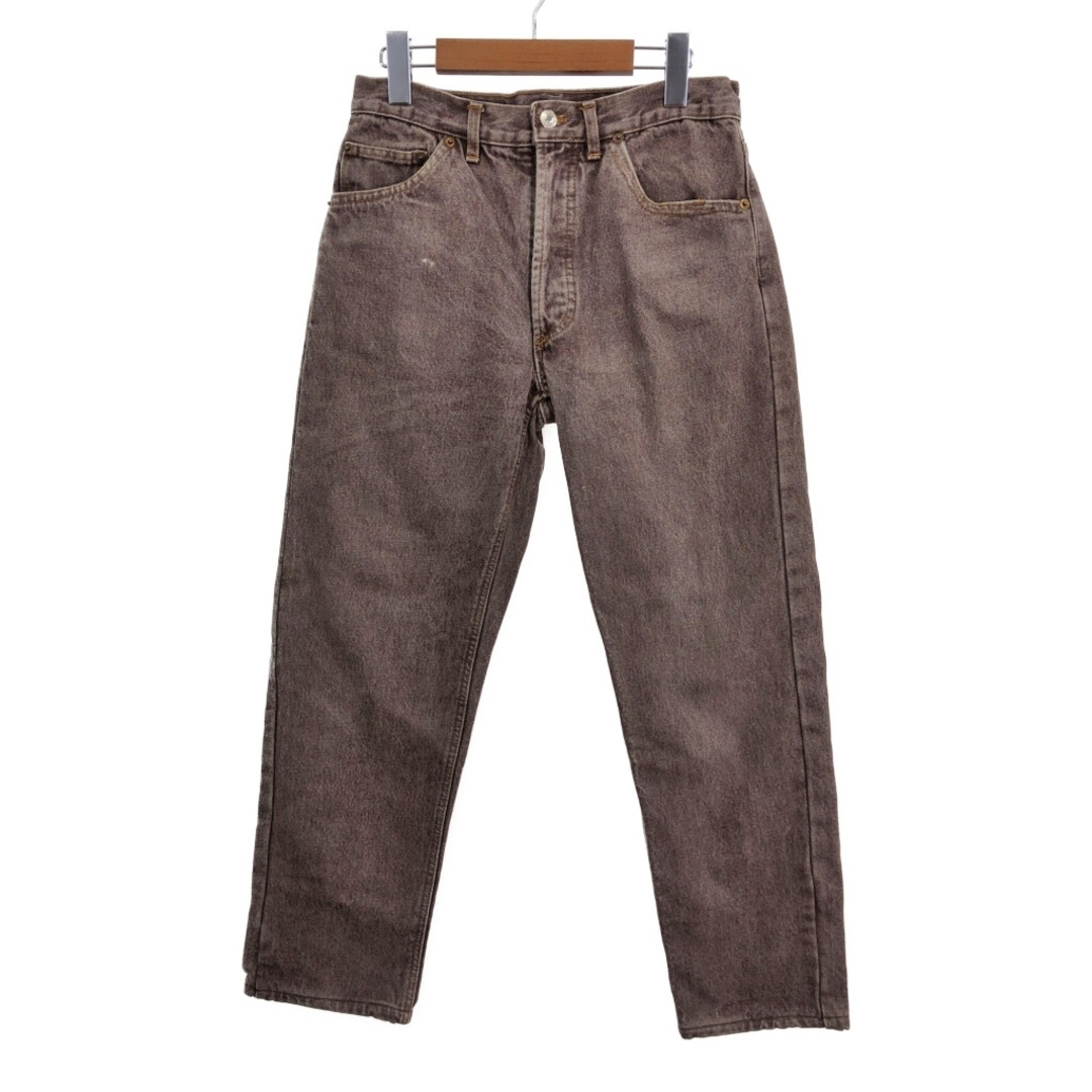 90年代 フランス製 Levi´s リーバイス 501-0658 デニムパンツ ユーロ ブラウン (メンズ W30 L36)  古着 S0902