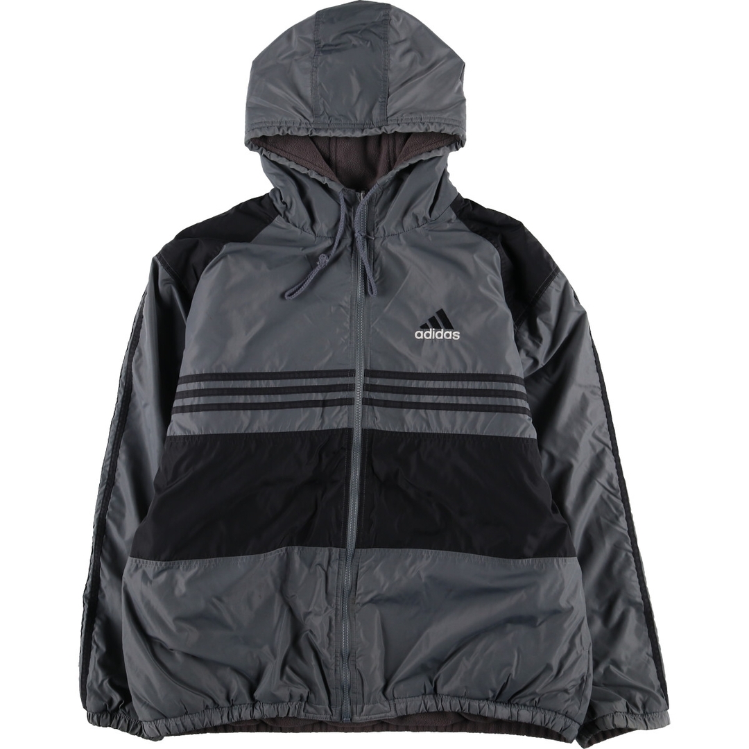 古着 90年代 アディダス adidas リバーシブル 中綿パーカー 古着 90年代 アディダス adidas リバーシブル 中綿パーカー
