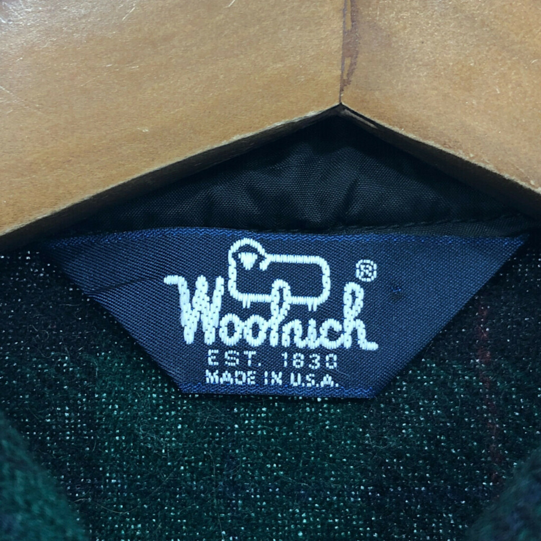 WOOLRICH - 80年代 USA製 WOOLRICH ウールリッチ ウール 長袖 WOOLRICH - 80年代 USA製 WOOLRICH ウールリッチ ウール 長袖