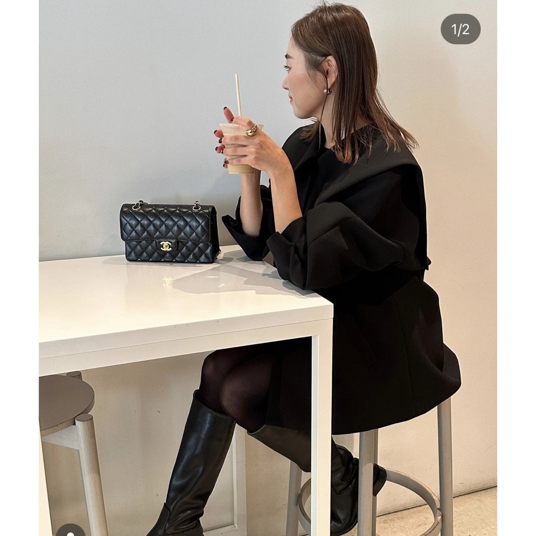 LItenリテン セーラーカラーコート新品ネイビー machatt yoriの LItenリテン セーラーカラーコート新品ネイビー machatt yoriの