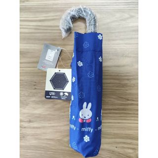 ミッフィー(miffy)のミッフィー晴雨兼用折りたたみ傘 ネイビー#レディース雨傘#日傘(傘)