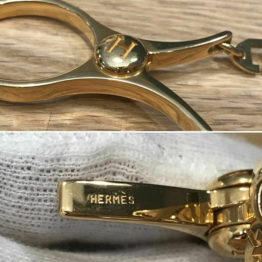 良品 エルメス 現行 フィルー グローブホルダー バッグチャーム