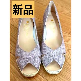 美品】DIANA ダイアナ 厚底サンダル エスパドリーユ オープン