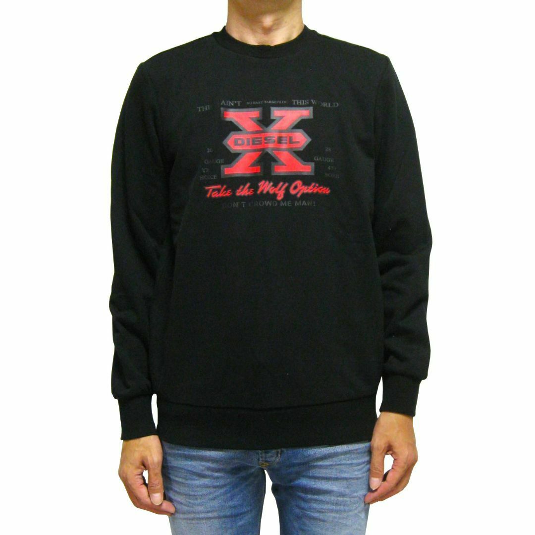 DIESEL - DIESEL Xロゴプリント トレーナー S-GINN-K25 XLサイズ