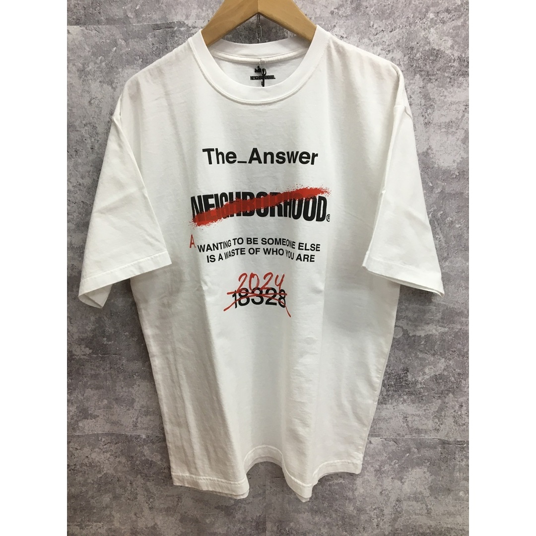 NEIGHBORHOOD - NEIGHBORHOOD NH. TEE SS-13 ネイバーフッド Tシャツ 24aw WHITE【4178-004】