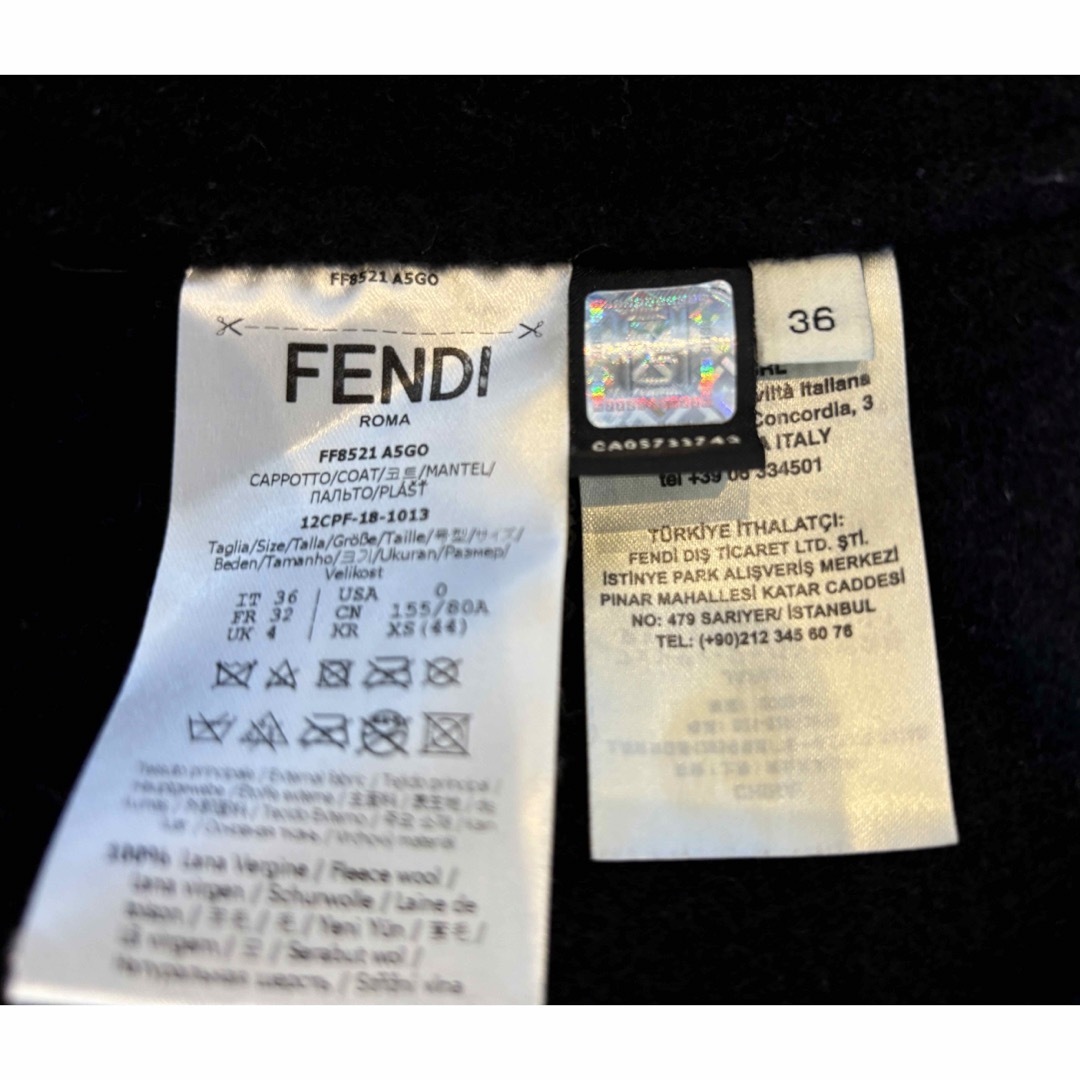 FENDI - FENDI ポケットファーコートの通販 by kira|フェンディ FENDI - FENDI ポケットファーコートの通販 by kira|フェンディ
