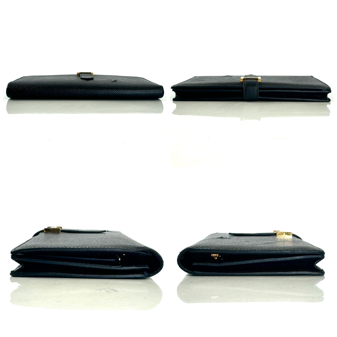 希少】エルメス HERMES べアンスフレ 長財布 折り財布 D刻印 希少】エルメス HERMES べアンスフレ 長財布 折り財布 D刻印