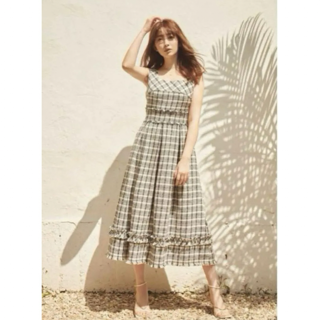 herlipto Summer Tweed Midi Dress herlipto Summer Tweed Midi Dress