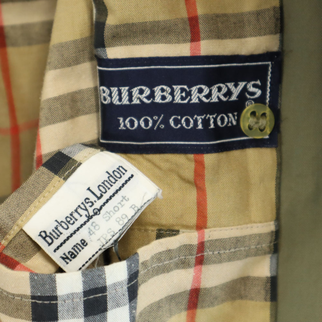 BURBERRY - バーバリーズ 90s 英国製 オールド トレンチコート BURBERRY - バーバリーズ 90s 英国製 オールド トレンチコート