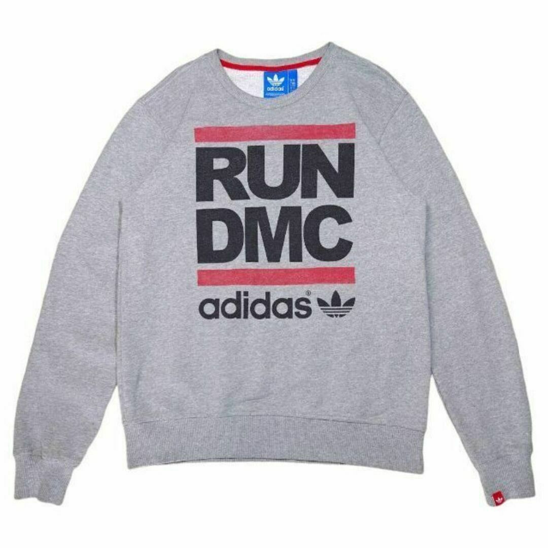 adidas - adidas RUNDMC ビッグプリント スウェットトレーナー adidas - adidas RUNDMC ビッグプリント スウェットトレーナー