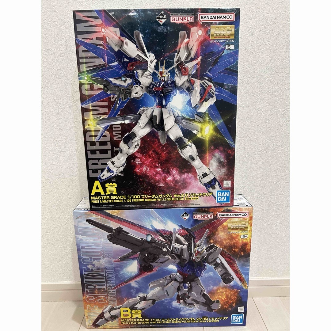 BANDAI(バンダイ)の新品未開封!2023年ガンプラ一番くじMG フリーダムガンダム エールストライク エンタメ/ホビーのおもちゃ/ぬいぐるみ(プラモデル)の商品写真