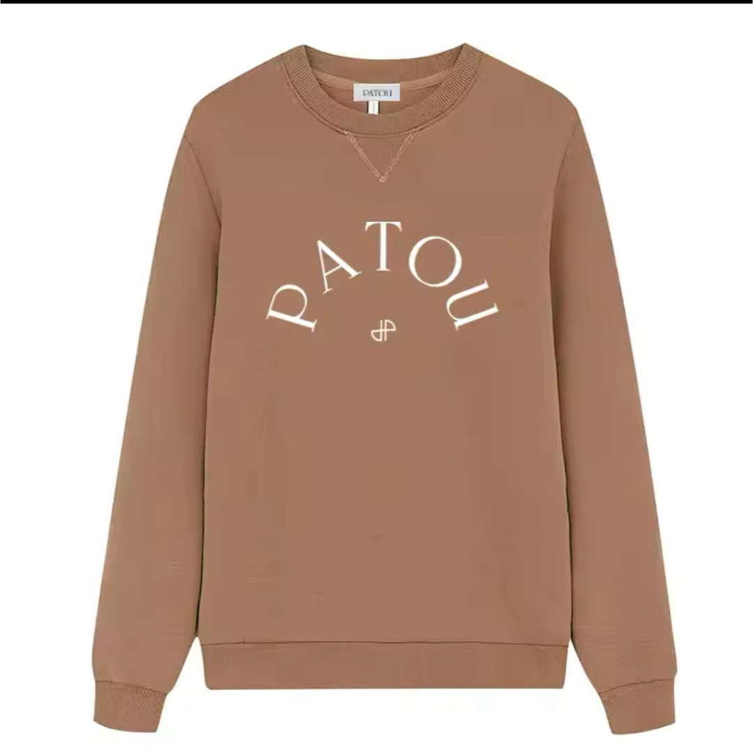 patou パトゥ トレーナー スウェット ロゴ 黒 ブラック パーカー patou パトゥ トレーナー スウェット ロゴ 黒 ブラック パーカー