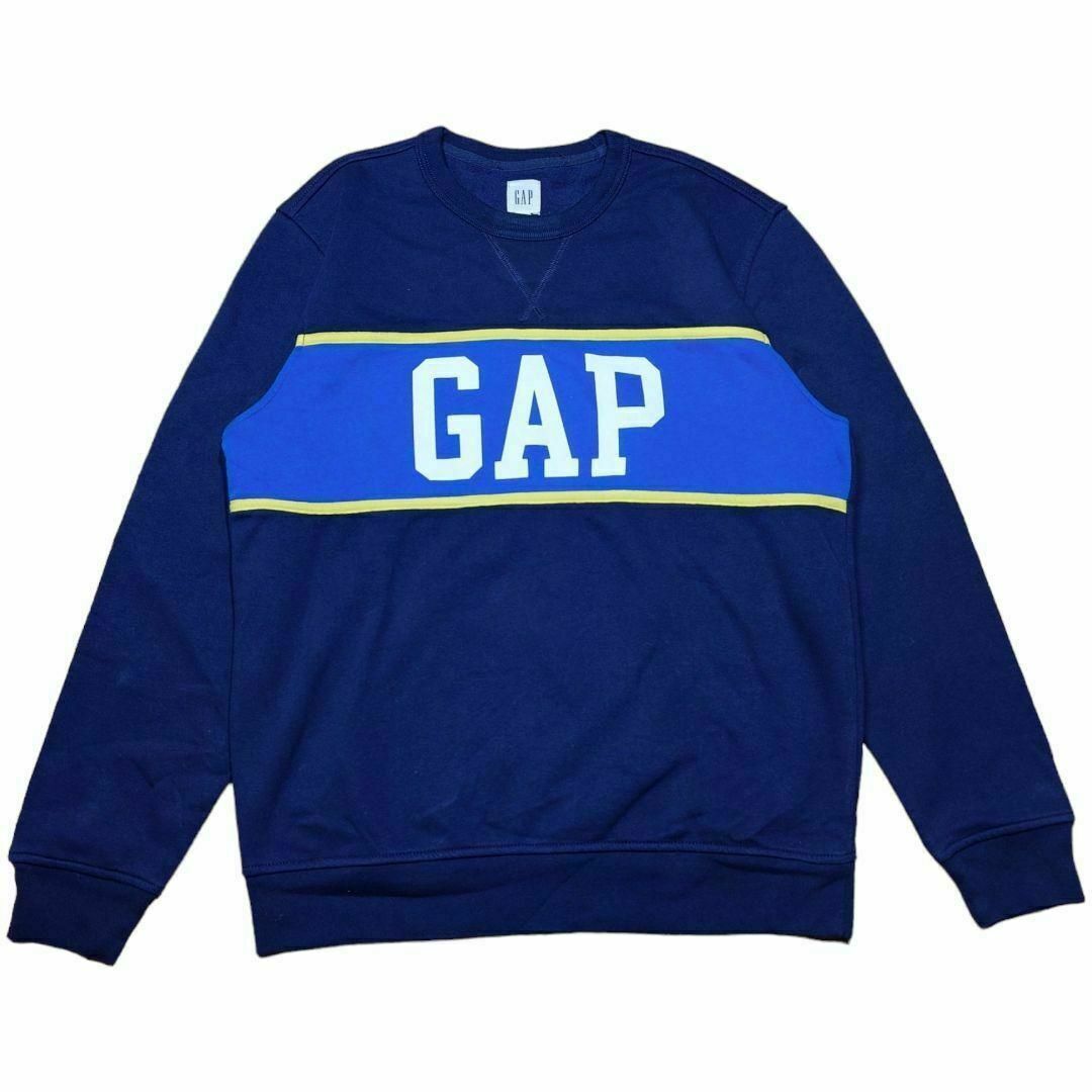 GAP - GAP 白タグ ビッグプリント スウェットトレーナー 古着 GAP - GAP 白タグ ビッグプリント スウェットトレーナー 古着