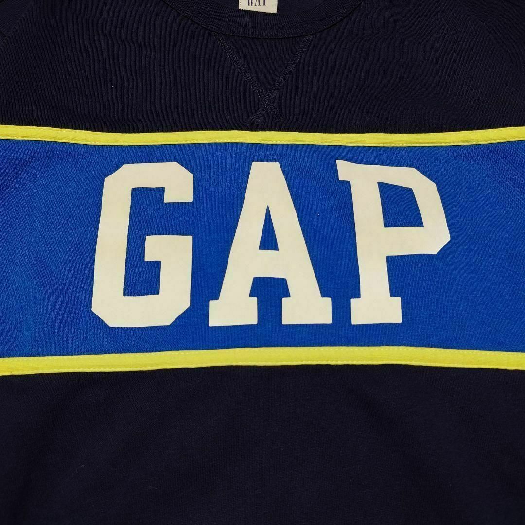 GAP - GAP 白タグ ビッグプリント スウェットトレーナー 古着 GAP - GAP 白タグ ビッグプリント スウェットトレーナー 古着