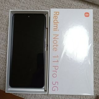 シャオミ(Xiaomi)のXiaomi Redmi Note 11 Pro 5G グラファイトグレー(スマートフォン本体)