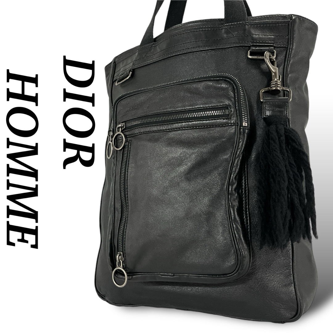 DIOR HOMME - エディ期 入手困難 廃盤 ディオールオム トート DIOR HOMME - エディ期 入手困難 廃盤 ディオールオム トート