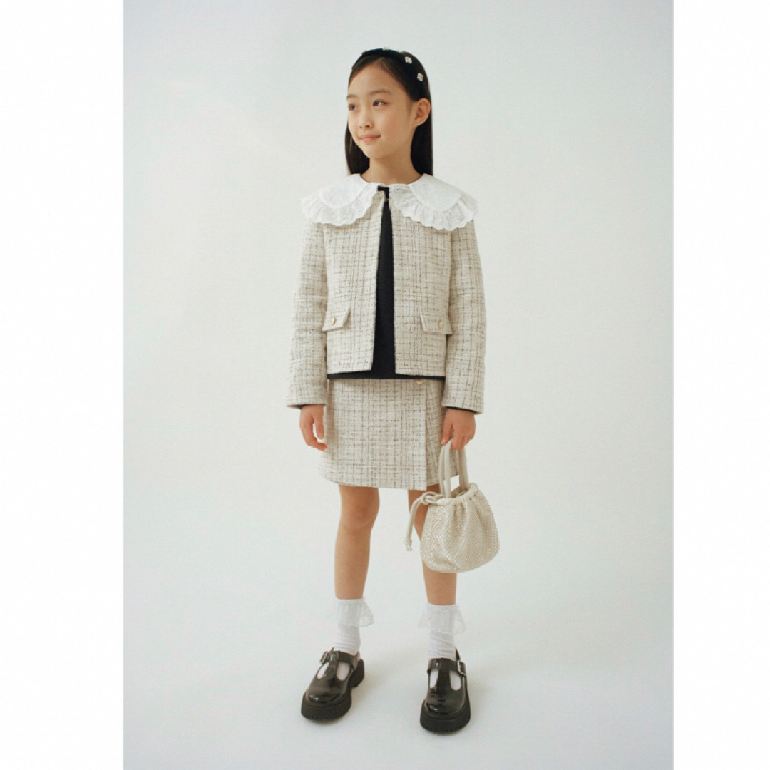 ZARA ツイードセットアップ 卒園式 入学式 キッズ服女の子用(90cm~) ZARA ツイードセットアップ 卒園式 入学式 キッズ服女の子用(90cm~)
