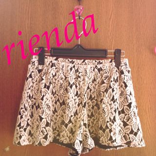 リエンダ(rienda)のrienda♡レースショートパンツ(ショートパンツ)