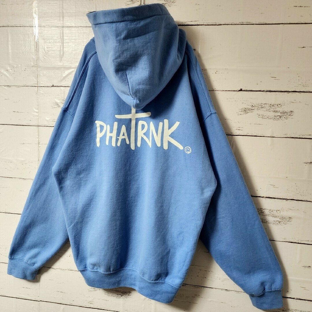 PHATRNK ファットランク パーカー ブルー ライトブルー バック PHATRNK ファットランク パーカー ブルー ライトブルー バック