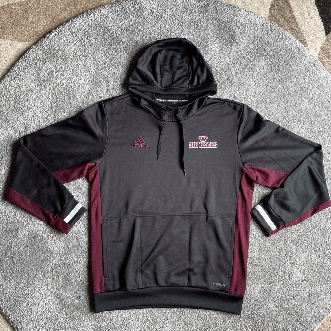 adidas × 早稲田ビッグベアーズ 早稲田大学米式蹴球部パーカー L adidas × 早稲田ビッグベアーズ 早稲田大学米式蹴球部パーカー L