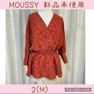 ★0201 MOUSSY 小花柄 チュニック フリーサイズ