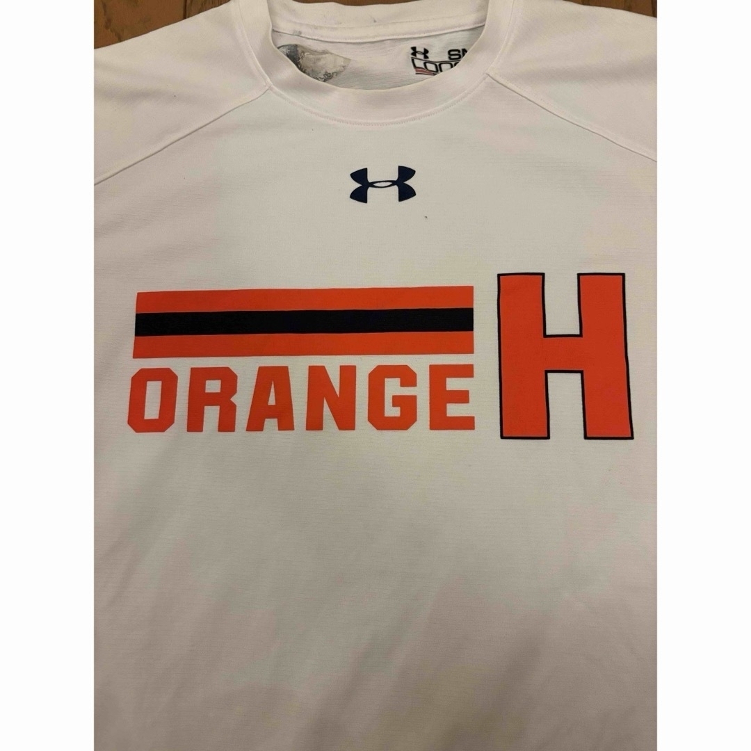UNDER ARMOUR - UA×法政大学“ORANGE“トレーニングシャツSMサイズ