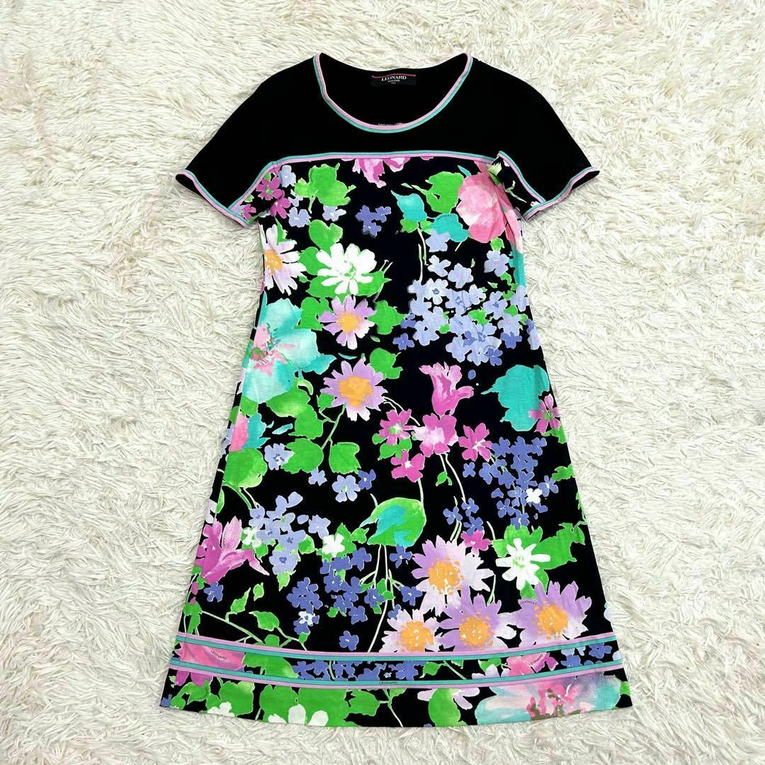 美品【現行タグ】ANAY 花柄 ノースリーブ ワンピース 36 美品【現行タグ】ANAY 花柄 ノースリーブ ワンピース 36