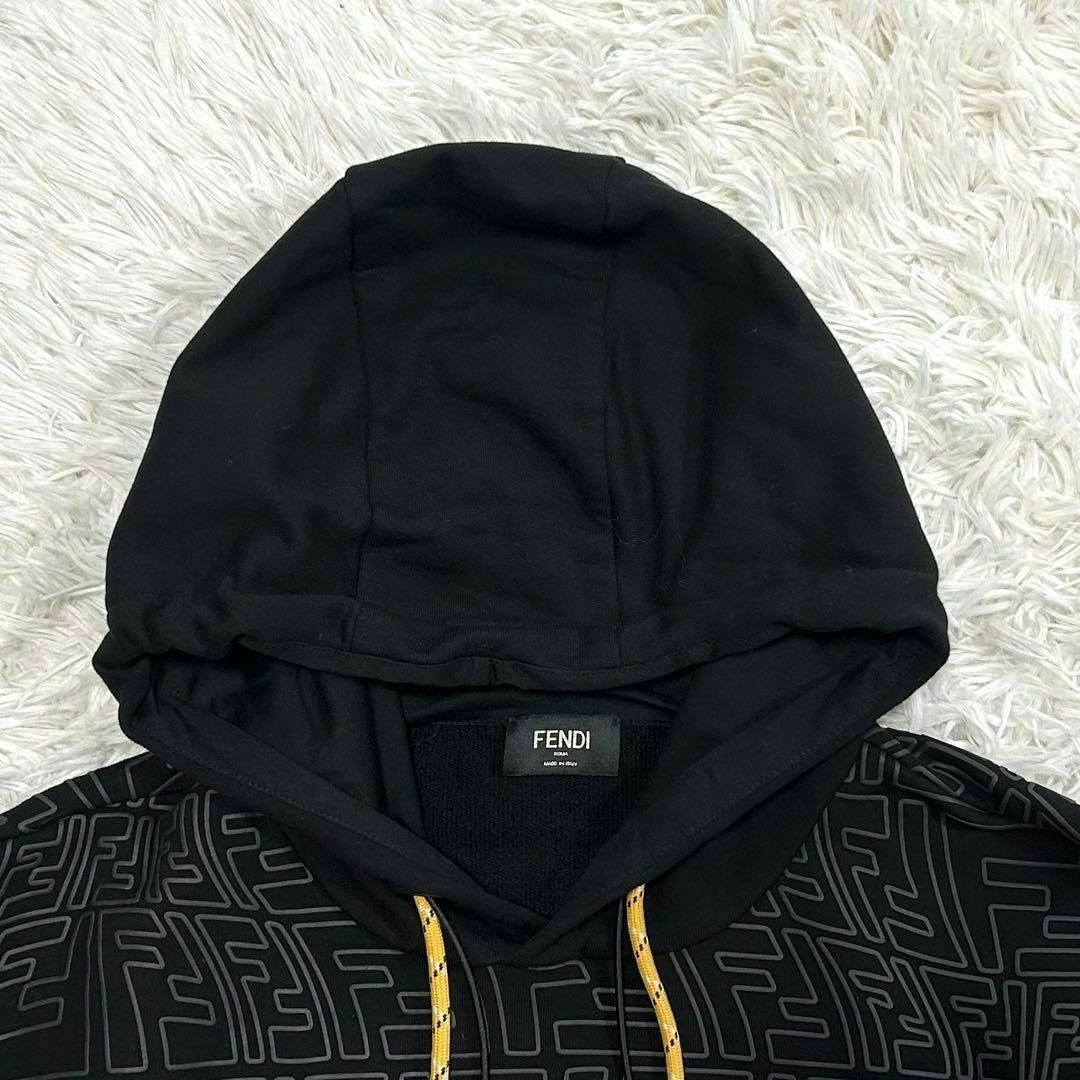 FENDI - 【新品同様】FENDI パーカー ズッカ柄 ブラック 希少 FENDI - 【新品同様】FENDI パーカー ズッカ柄 ブラック 希少