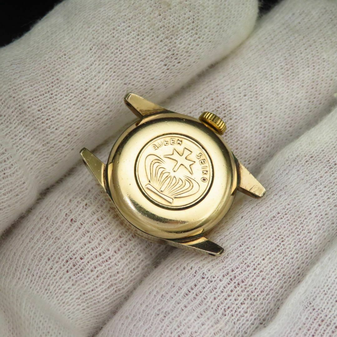 SEIKO - SEIKO QUEEN SEIKO 手巻き腕時計 ゴールド メダリオン SEIKO - SEIKO QUEEN SEIKO 手巻き腕時計 ゴールド メダリオン