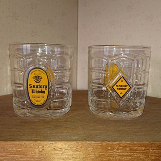 サントリー(サントリー)のサントリー ロックグラス(亀甲グラス) 2客セット(アルコールグッズ)