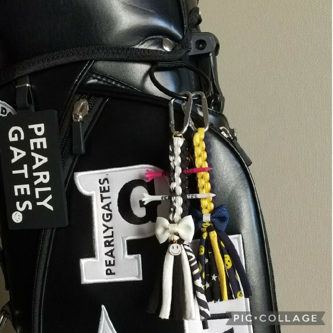 ゴルフ ティーホルダー チャーム リボン レディースゴルフ