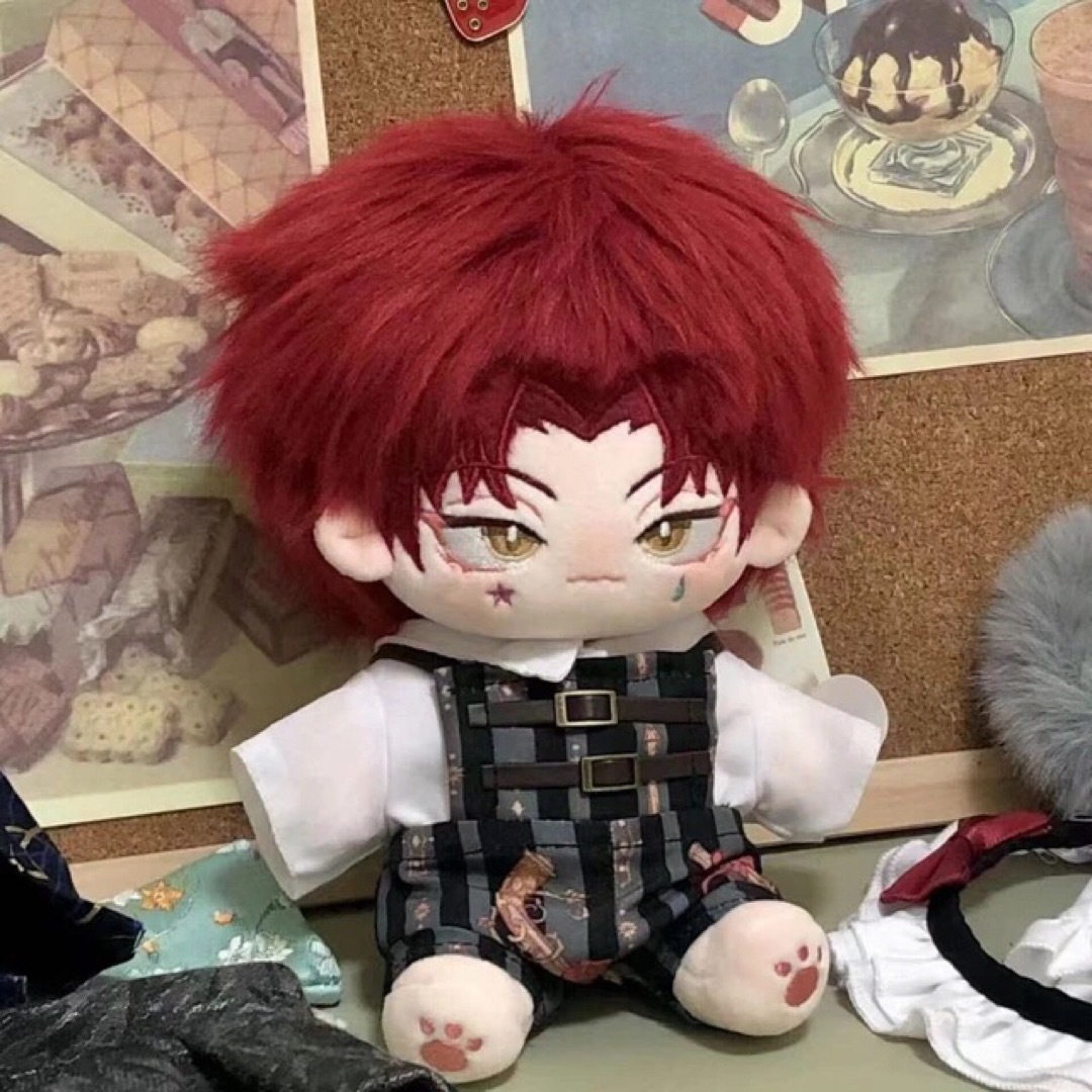 HUNTER×HUNTER ヒソカ 着せ替え ぬいぐるみ マスコット 20cmの HUNTER×HUNTER ヒソカ 着せ替え ぬいぐるみ マスコット 20cmの