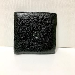 ロエベ(LOEWE)のロエベ レザー 黒 オリザ(財布)