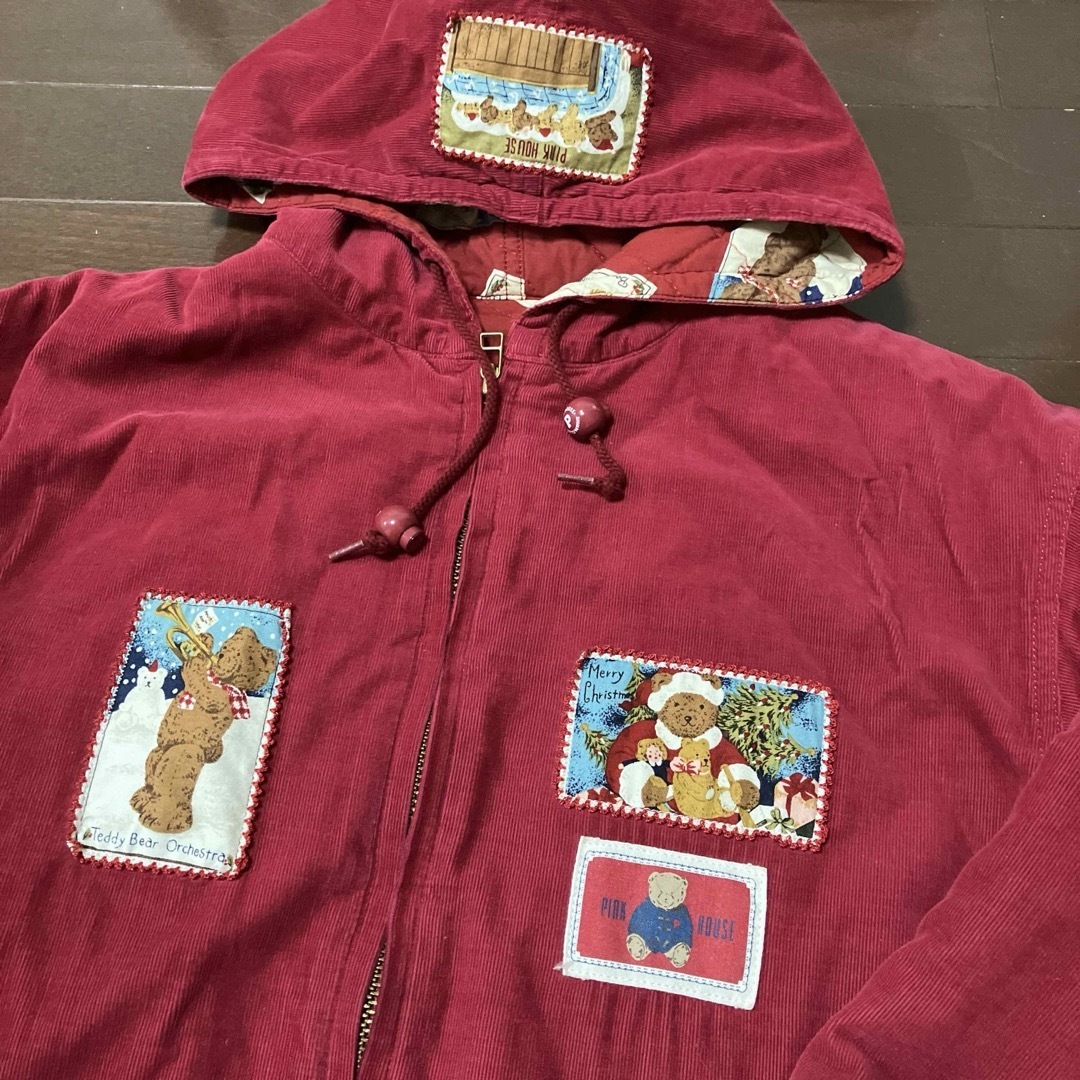 美品 PINKHOUSE ピンクハウス くまさんワッペンパッチワーク