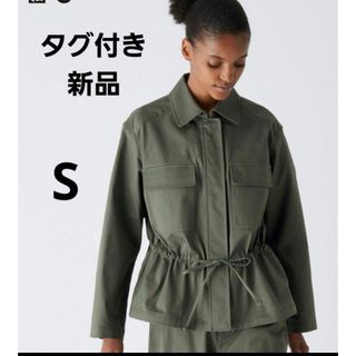 UNIQLO - UNIQLO:C 3WAYコットンオーバーサイズハーフコート XS UNIQLO - UNIQLO:C 3WAYコットンオーバーサイズハーフコート XS