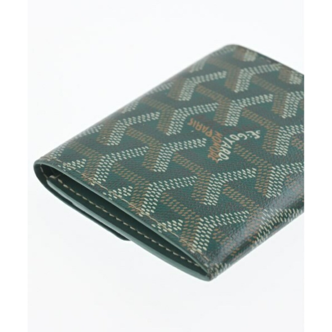 GOYARD - GOYARD ゴヤール 財布・コインケース - 緑x白xベージュ GOYARD - GOYARD ゴヤール 財布・コインケース - 緑x白xベージュ