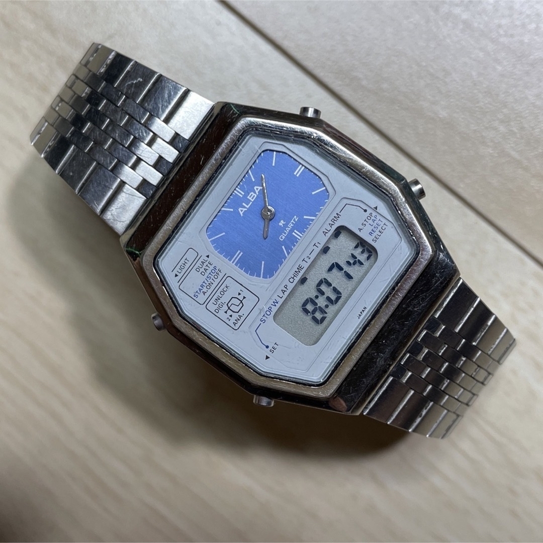 SEIKO - SEIKO ALBA analog-digital 腕時計の通販 by strum's SEIKO - SEIKO ALBA analog-digital 腕時計の通販 by strum's