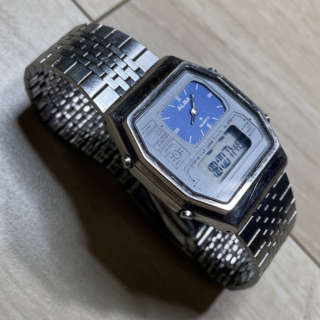 SEIKO - SEIKO ALBA analog-digital 腕時計の通販 by strum's SEIKO - SEIKO ALBA analog-digital 腕時計の通販 by strum's