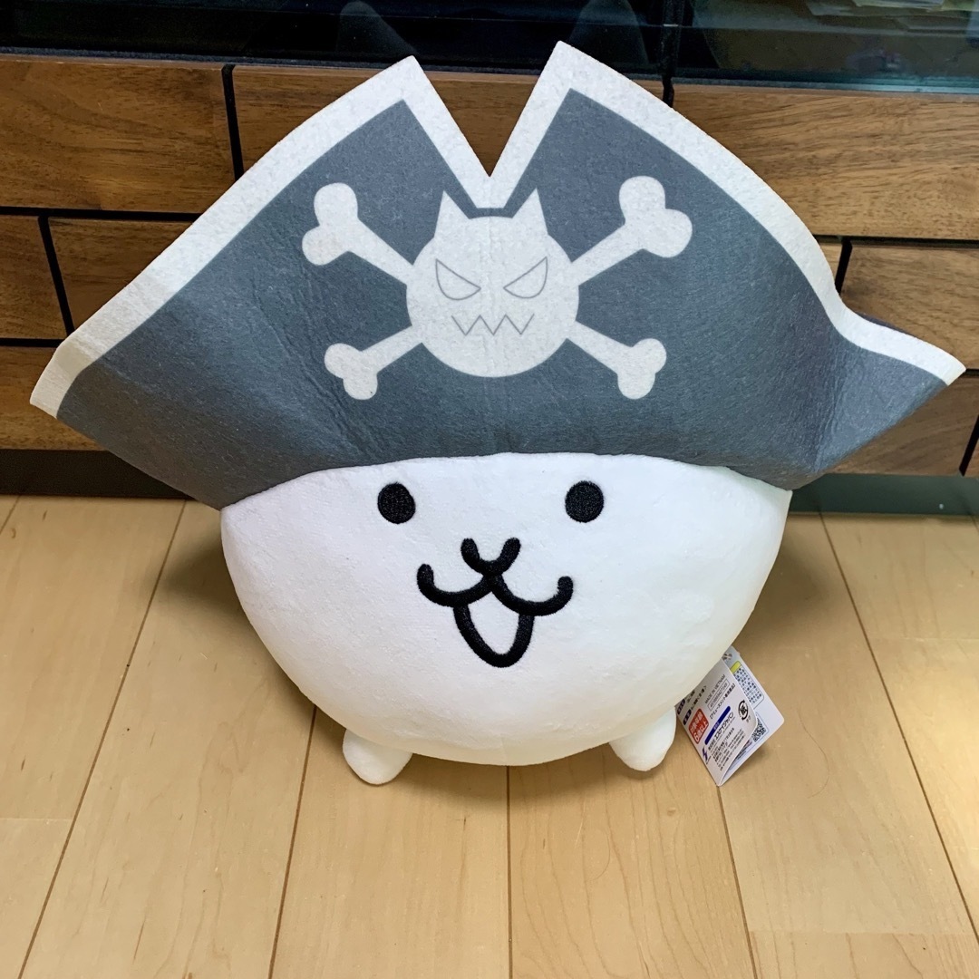にゃんこ大戦争 BIGぬいぐるみ ねこ海賊 猫海賊 エンタメ/ホビーのおもちゃ/ぬいぐるみ(ぬいぐるみ)の商品写真