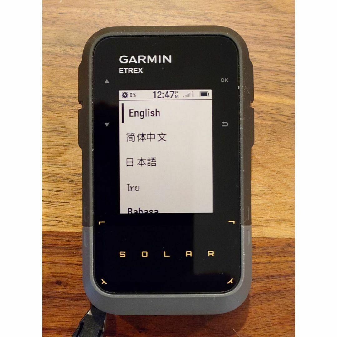 GARMIN - ガーミン（GARMIN） eTrex Solar ソーラー充電対応GPS