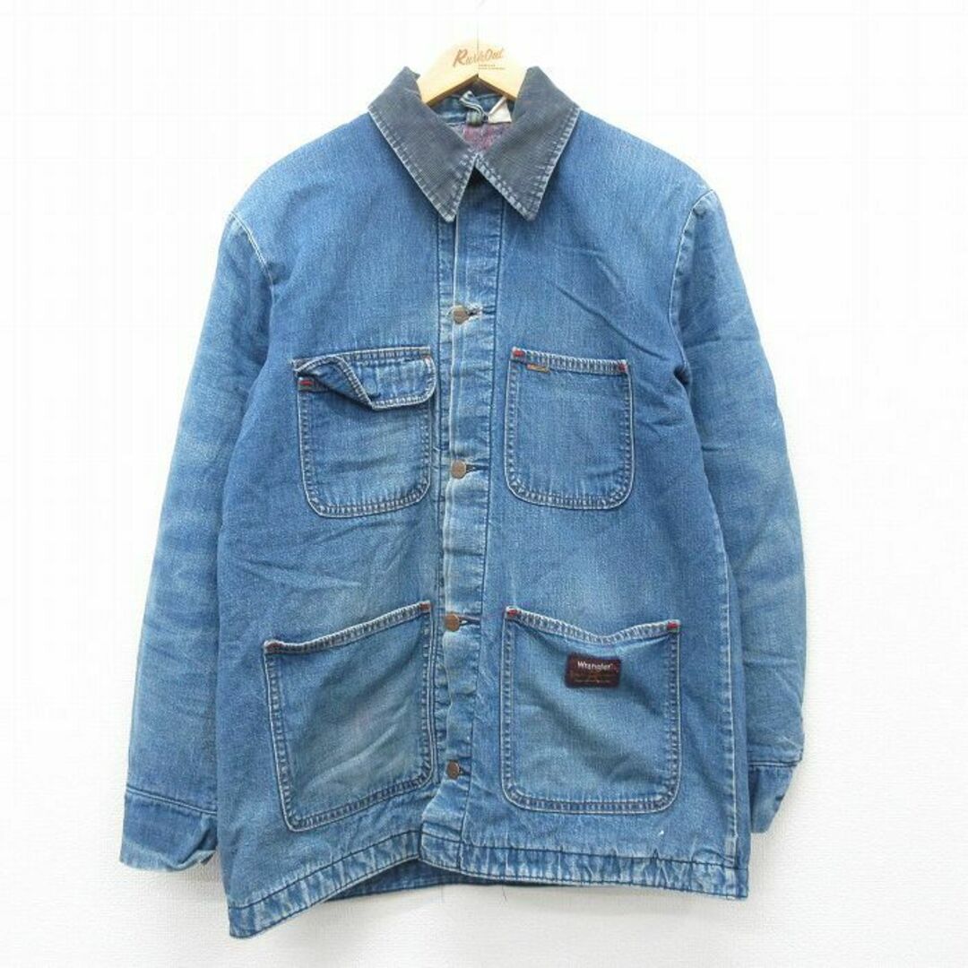 Wrangler - L☆古着 ラングラー Wrangler 長袖 カバーオール Wrangler - L☆古着 ラングラー Wrangler 長袖 カバーオール