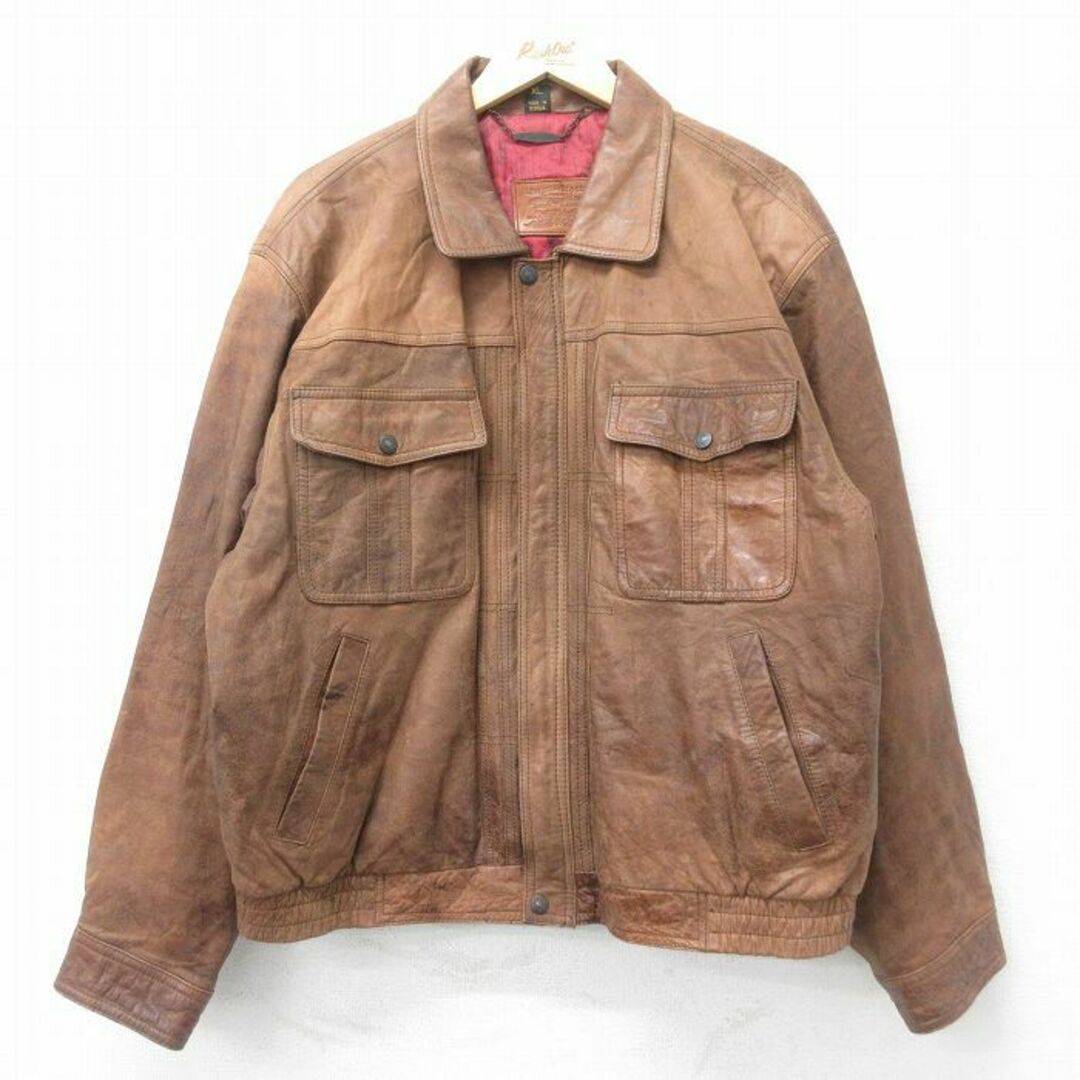 Levi's ダークブラウンレザージャケット S(中古】ポロジーンズ Levi's ダークブラウンレザージャケット S(中古】ポロジーンズ
