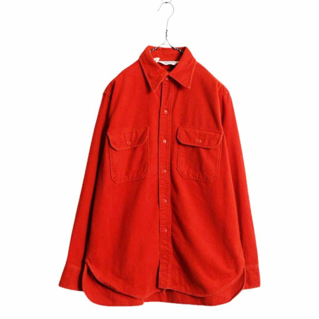 WOOLRICH - 70s ウールリッチ コットン シャモア クロス シャツ WOOLRICH - 70s ウールリッチ コットン シャモア クロス シャツ