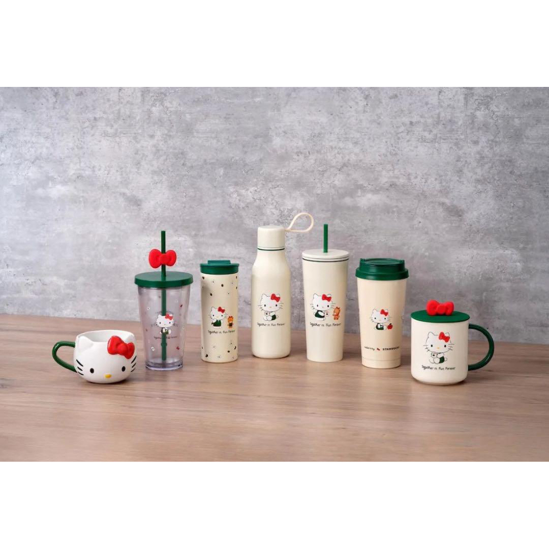Starbucks - スタバ キティ コラボ タンブラー 新品 海外限定 50 Starbucks - スタバ キティ コラボ タンブラー 新品 海外限定 50