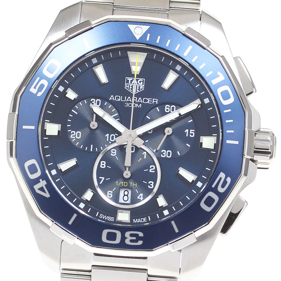 TAG Heuer - タグホイヤー TAG HEUER CAY111B.BA0927 アクアレーサー クロノグラフ クォーツ メンズ 美品 箱・保証書付き_835648