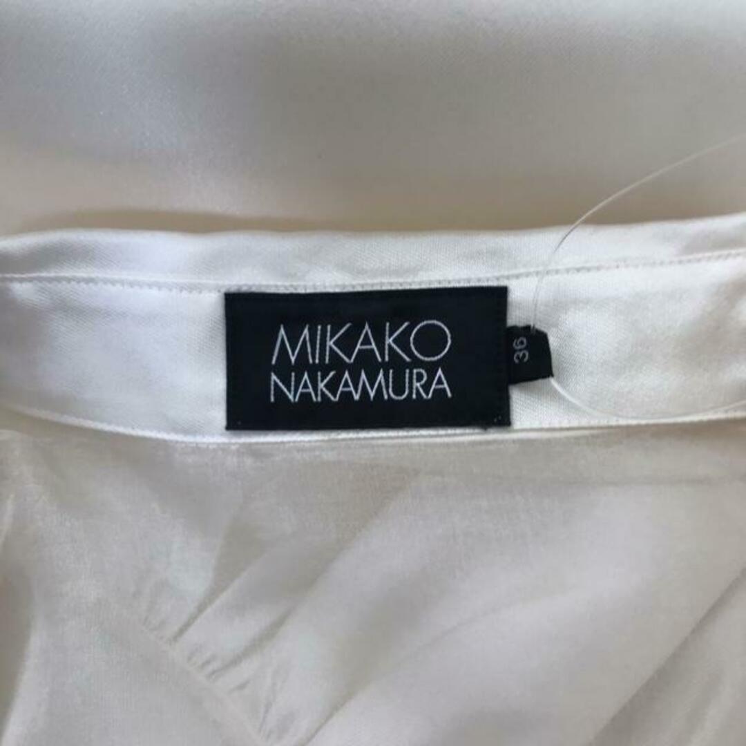 Mikako Nakamura(ミカコナカムラ) 七分袖シャツブラウス サイズ Mikako Nakamura(ミカコナカムラ) 七分袖シャツブラウス サイズ