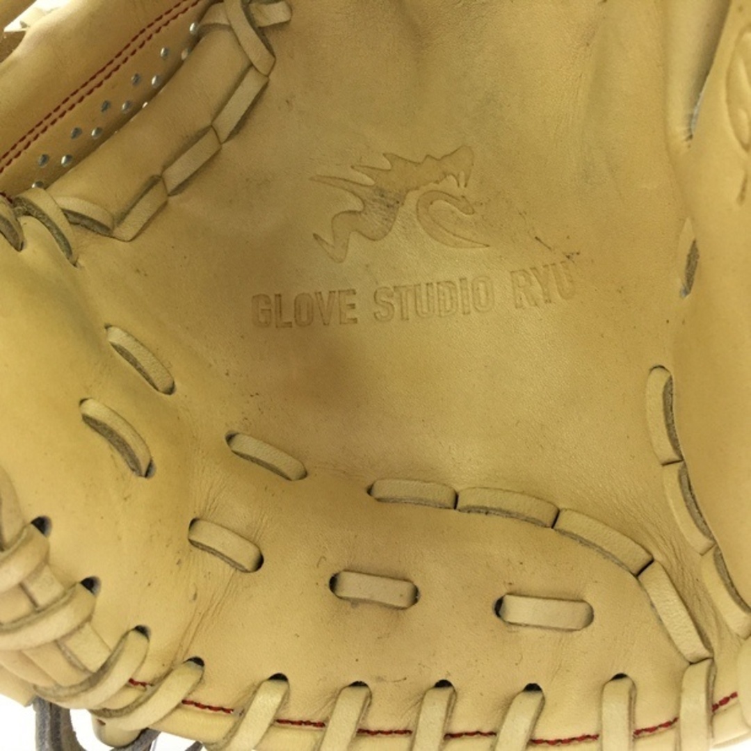 中古品 リュウ GLOVE STUDIO RYU 硬式 内野手用グローブ 402型 中古品 リュウ GLOVE STUDIO RYU 硬式 内野手用グローブ 402型