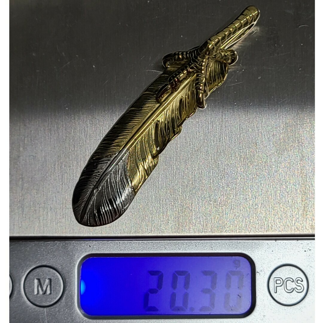 goro's - ゴローズ激レア 特注全金金爪先プラチナ特大フェザー goro's - ゴローズ激レア 特注全金金爪先プラチナ特大フェザー
